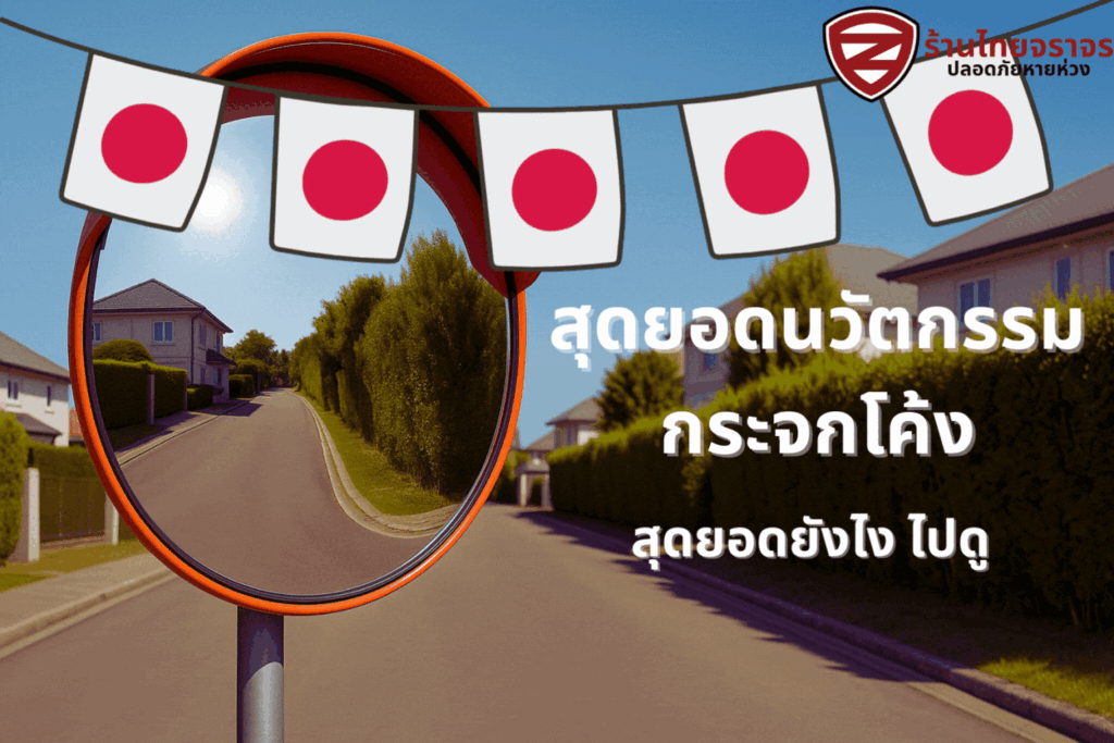 กระจกโค้งสแตนเลสแท้ 100% มาตรฐานญี่ปุ่น ทางเลือกที่ทนแดด ทนฝน ไม่เป็นสนิม ใช้งานยาวนานกว่า!