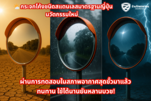 🌤️ กระจกโค้งชนิดสแตนเลสนวัตกรรมใหม่ ผ่านการทดสอบในสภาพอากาศสุดขั้วมาแล้ว ทนทาน ใช้ได้นานยันหลานบวช!