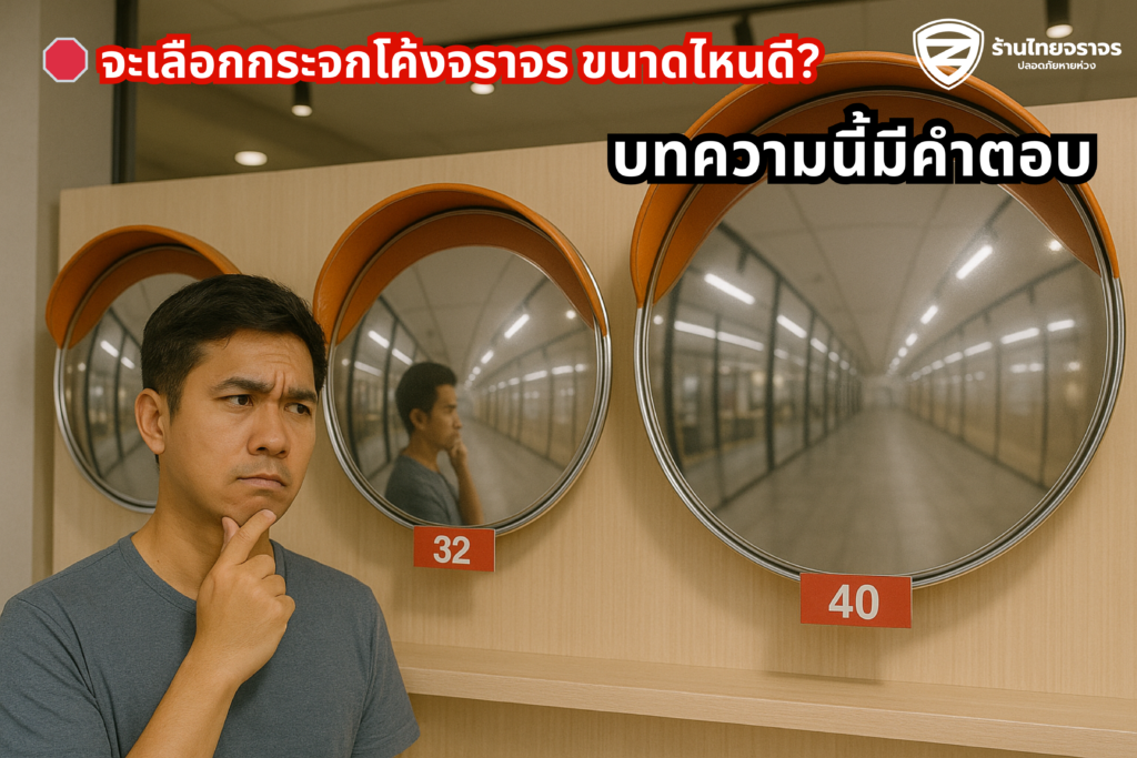 🛑 จะเลือกกระจกโค้งจราจร ขนาดไหนดี? บทความนี้มีคำตอบ