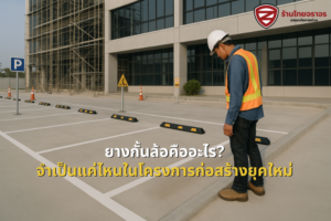 ยางกั้นล้อคืออะไร? จำเป็นแค่ไหนในโครงการก่อสร้างยุคใหม่