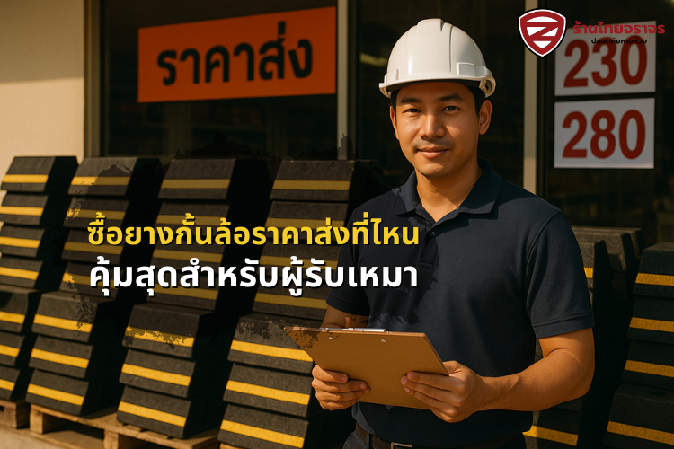 ซื้อยางกั้นล้อราคาส่งที่ไหนคุ้มสุดสำหรับผู้รับเหมา