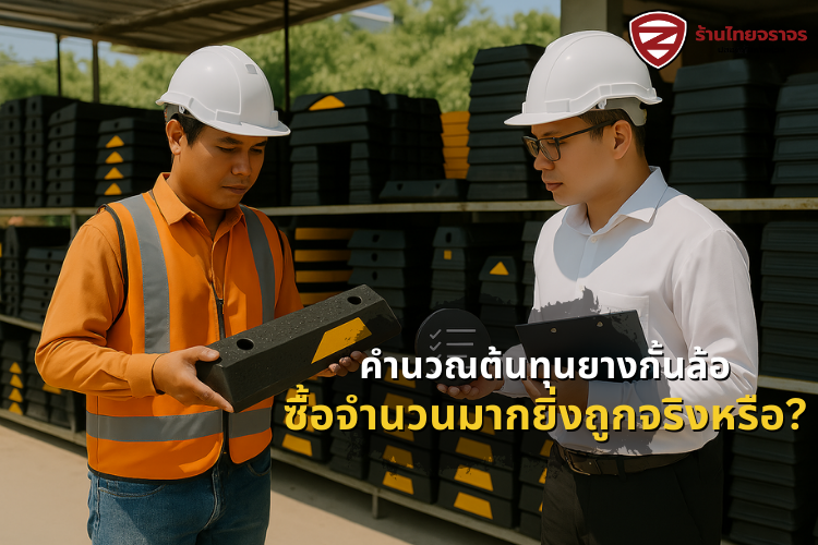 คำนวณต้นทุนยางกั้นล้อ ซื้อจำนวนมากยิ่งถูกจริงหรือ?