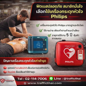 🏋️‍♂️ ฟิตเนสที่ดี ไม่ได้ดูแลแค่รูปร่าง…แต่ต้องดูแล “ชีวิต” ด้วย เครื่องกระตุกหัวใจ AED